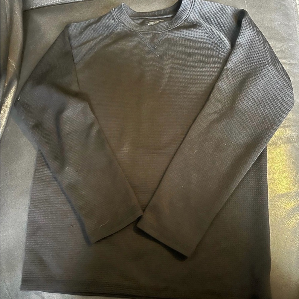 Black Long Sleeve Thermal Shirt